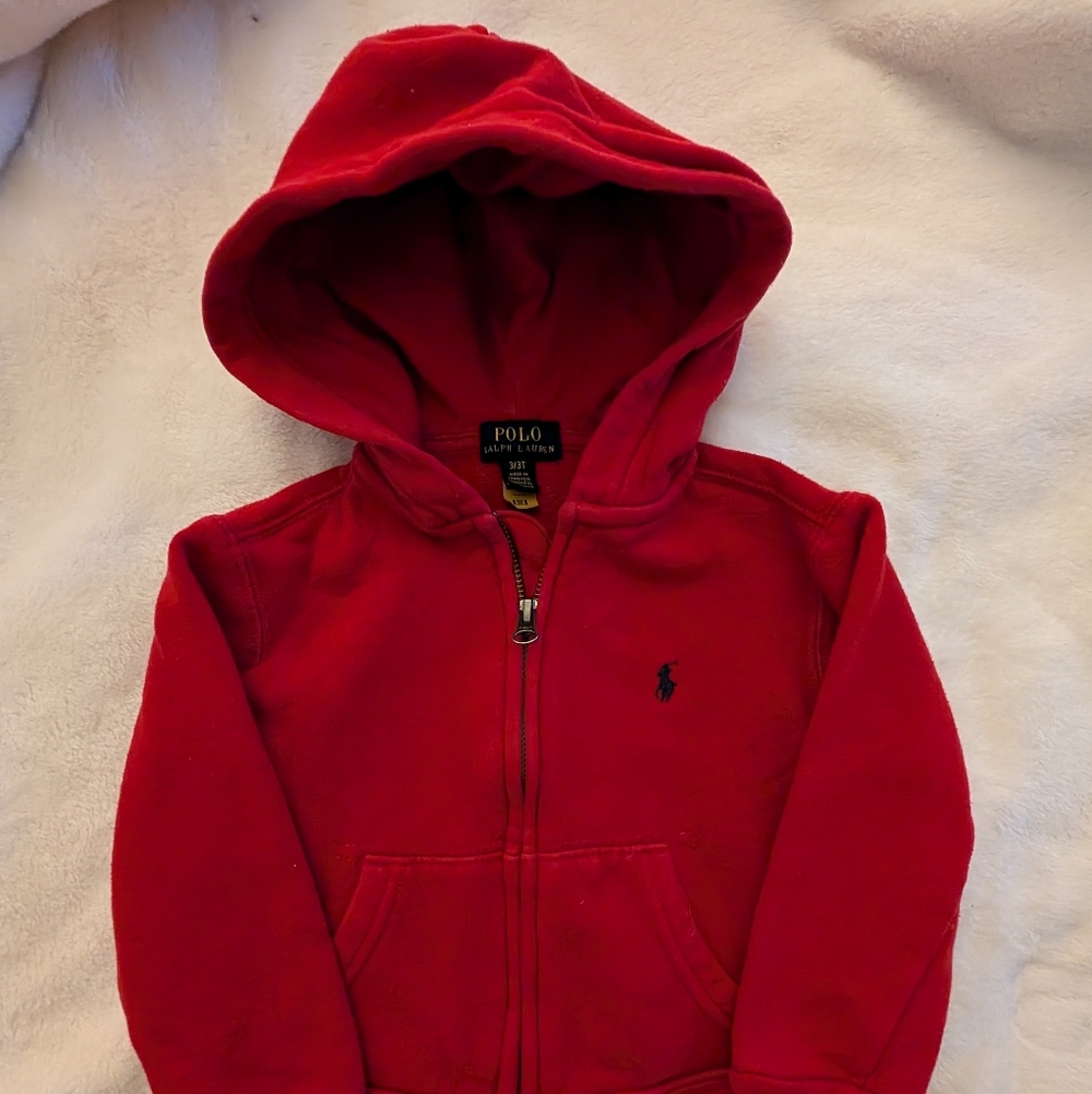 Polo by Ralph Lauren Kids' Bold Red Hoodie